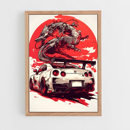 ap-gt-r nismo-7 cadre Bois clair