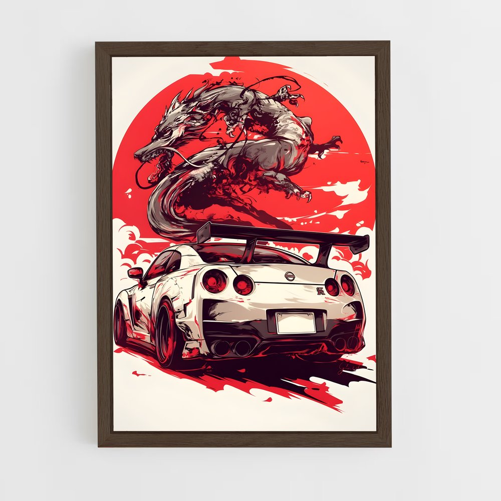 ap-gt-r nismo-7 cadre Bois foncé