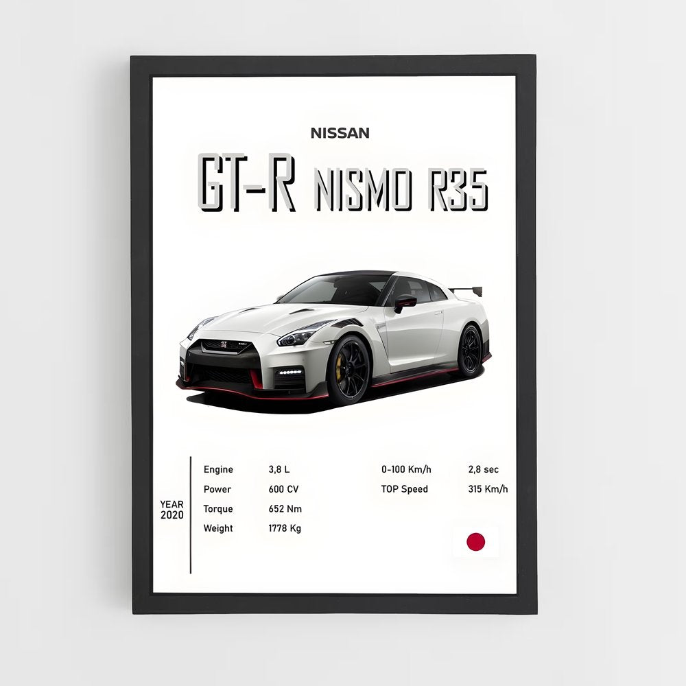 ap-gt-r nismo-8 cadre Noir