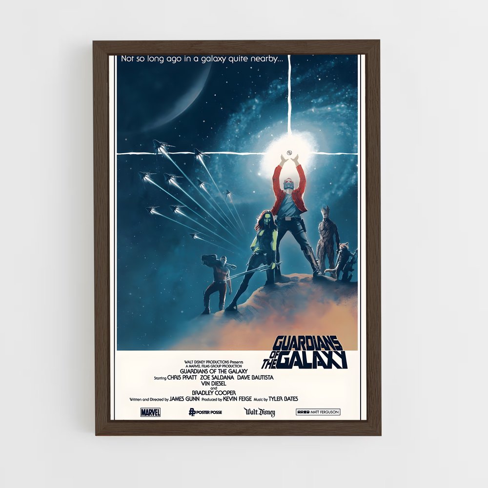 ap-guardians of the galaxy-2 cadre Bois foncé