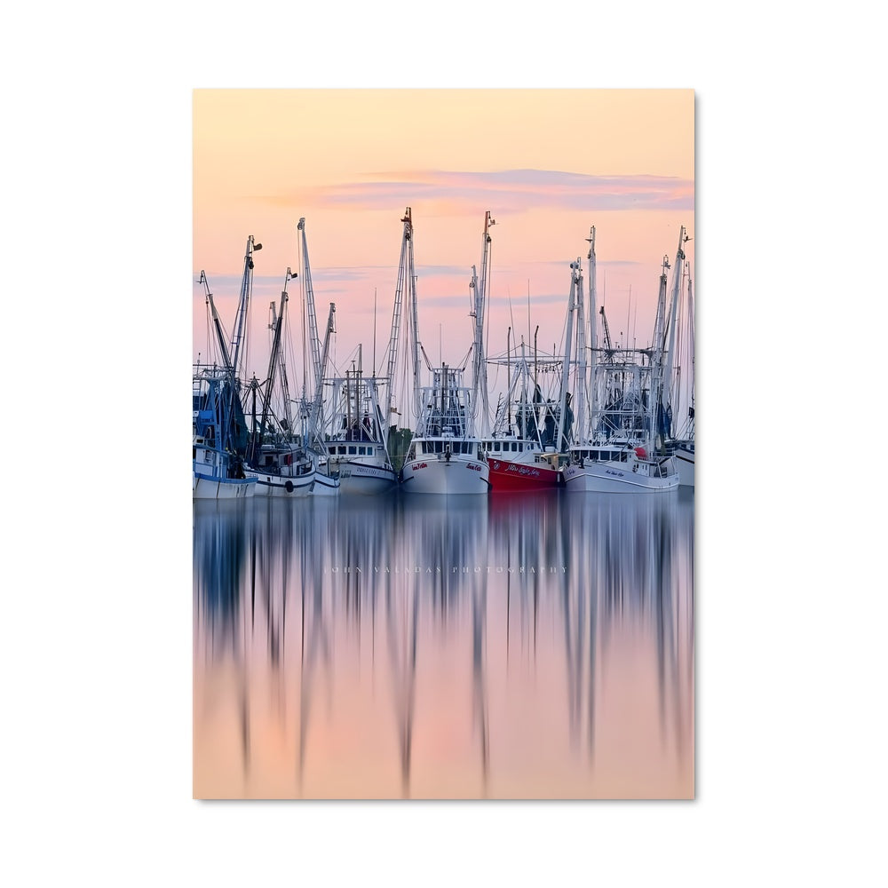 Poster Gulf shrimp boats 80308
