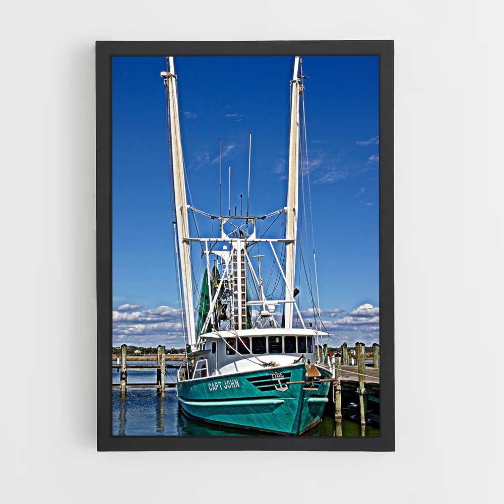 ap-gulf shrimp boats-1 cadre Noir