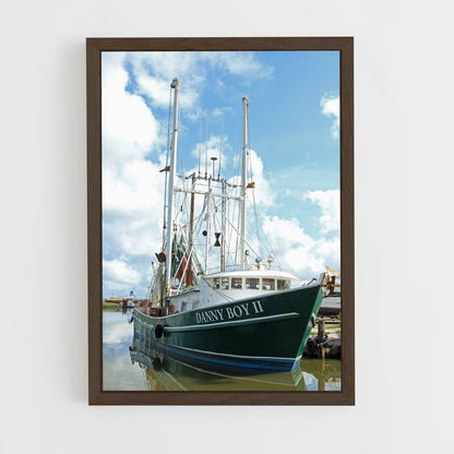 ap-gulf shrimp boats-6 cadre Bois foncé
