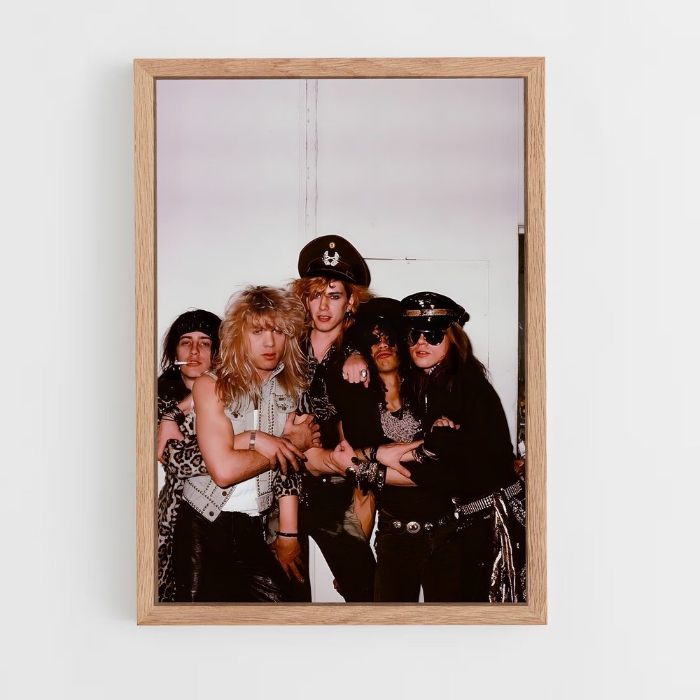 ap-guns n' roses-3 cadre Bois clair