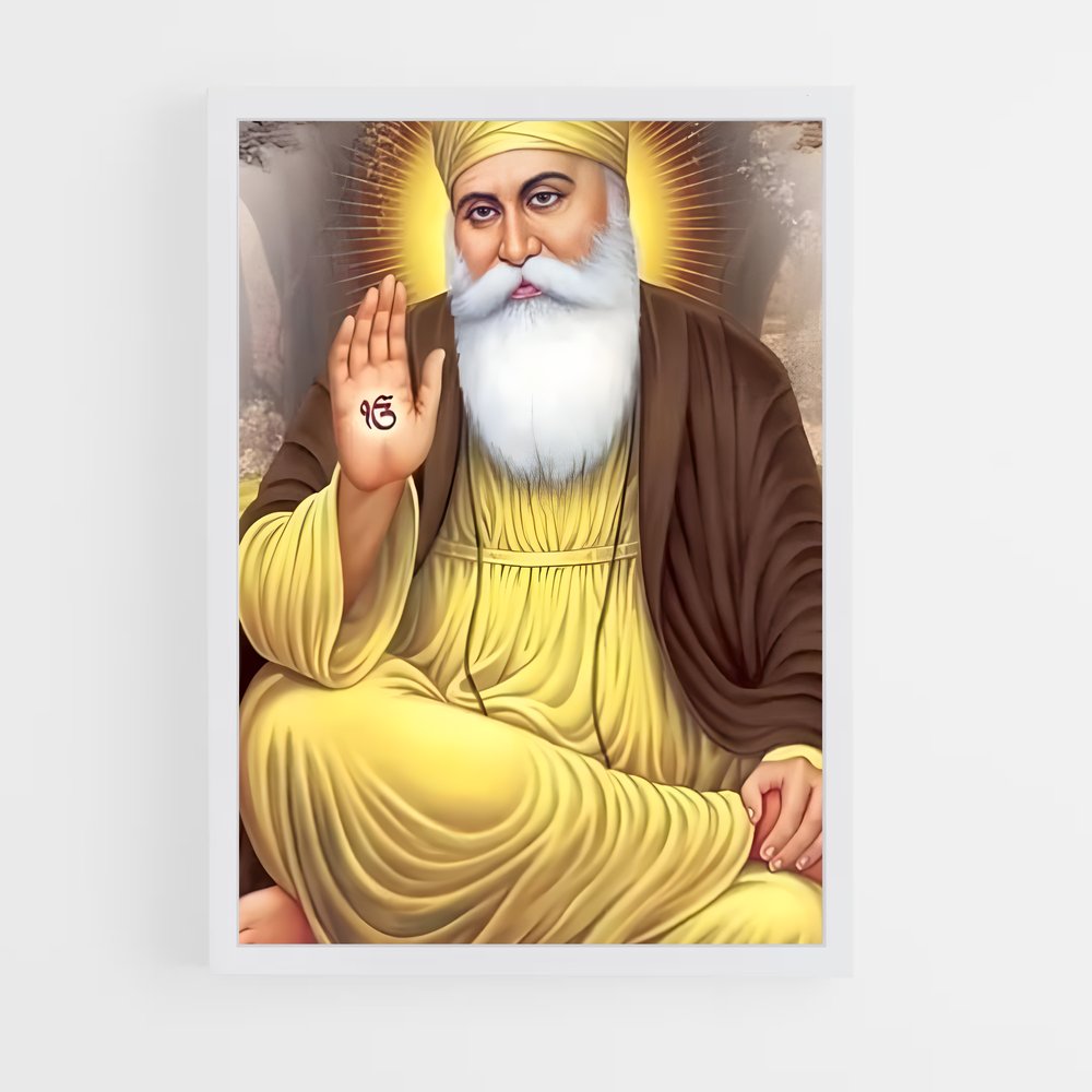 ap-guru nanak-6 cadre Blanc