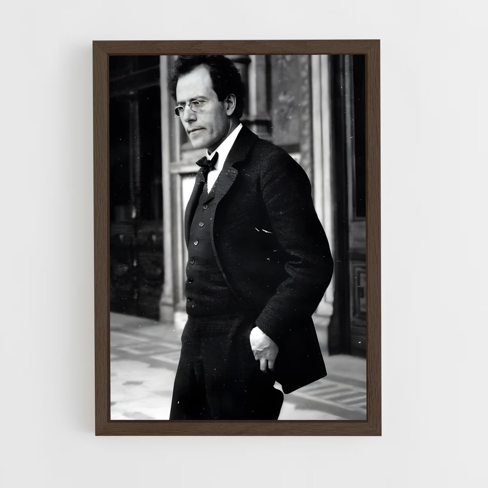 ap-gustav mahler-2 cadre Bois foncé