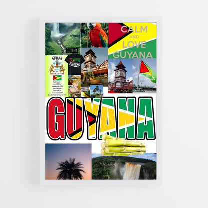 ap-guyana flag-2 cadre Blanc