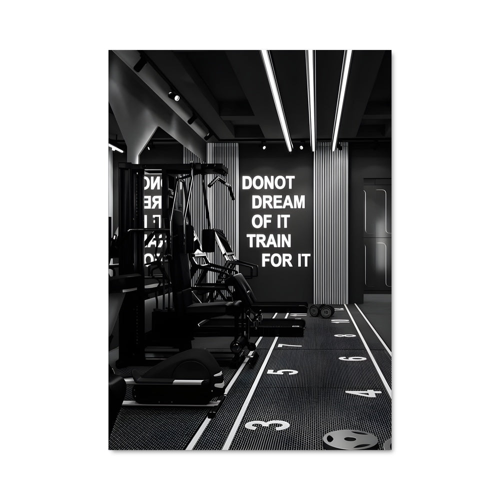 Poster Combat Noir