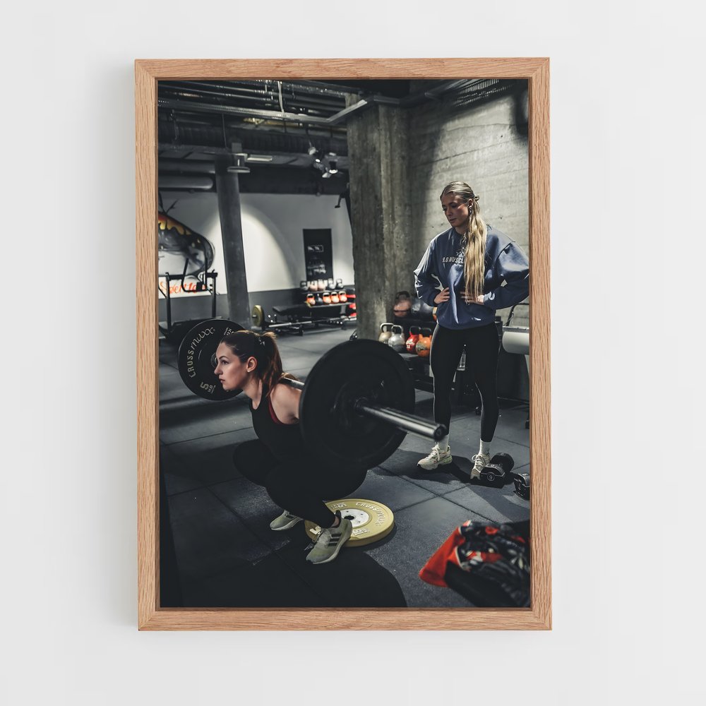ap-gym trainer-9 cadre Bois clair