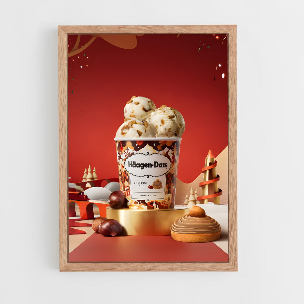 ap-haagen dazs-1 cadre Bois clair