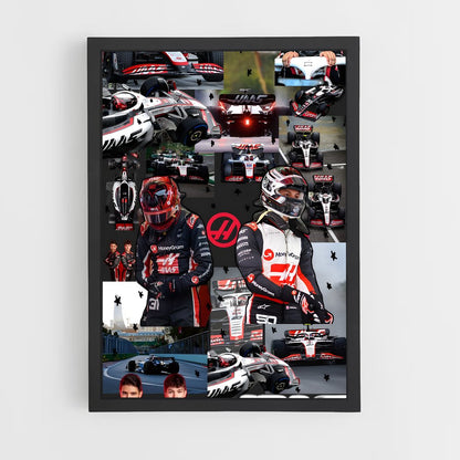 ap-haas f1 team-2 cadre Noir