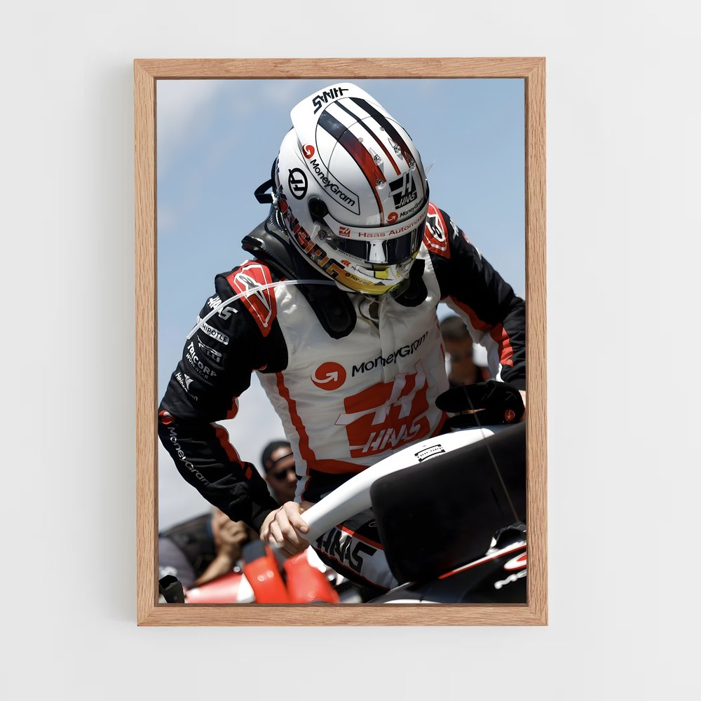 ap-haas f1 team-4 cadre Bois clair