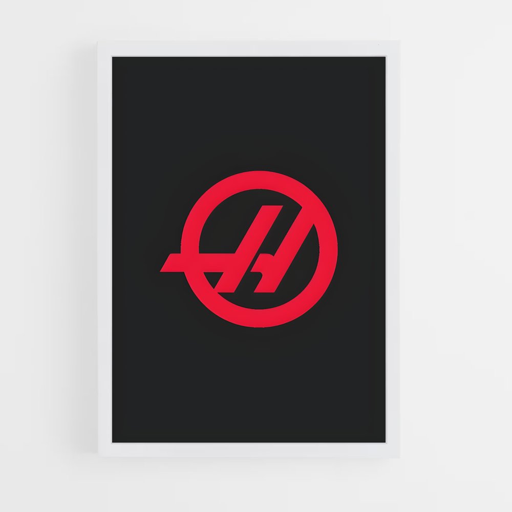 ap-haas f1 team-5 cadre Blanc