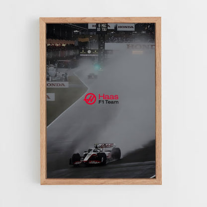 ap-haas f1 team-6 cadre Bois clair