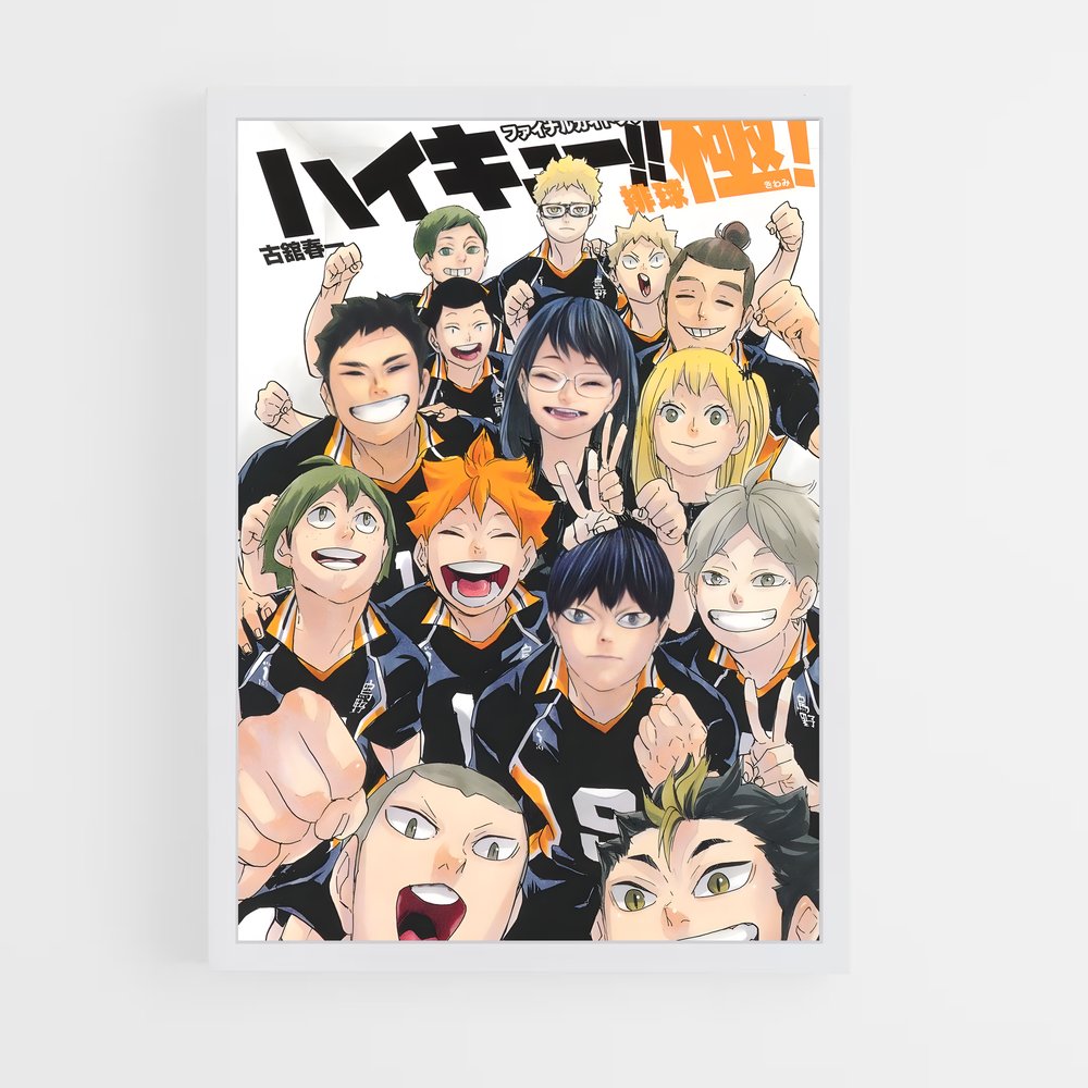 ap-haikyuu-3 cadre Blanc