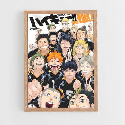 ap-haikyuu-3 cadre Bois clair
