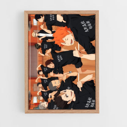 ap-haikyuu-8 cadre Bois clair