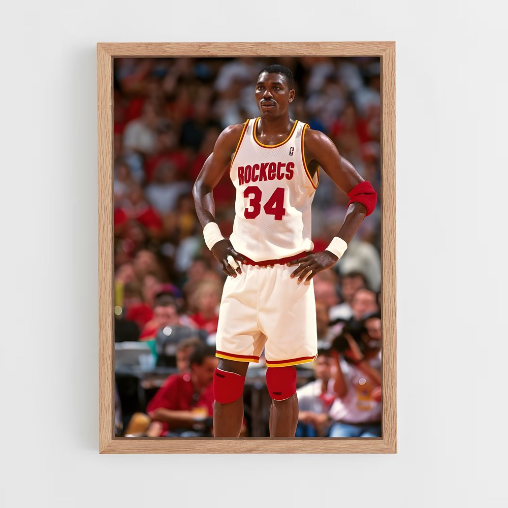 ap-hakeem olajuwon-1 cadre Bois clair