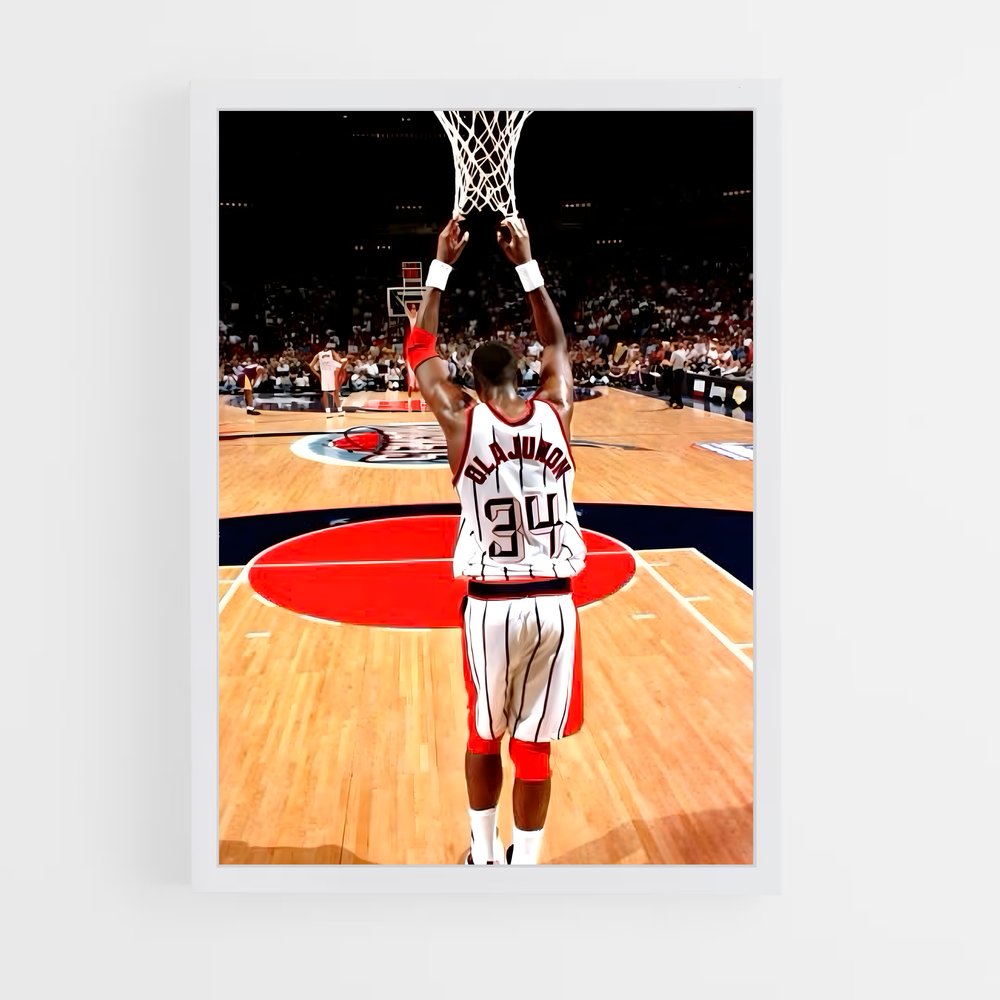 ap-hakeem olajuwon-2 cadre Blanc