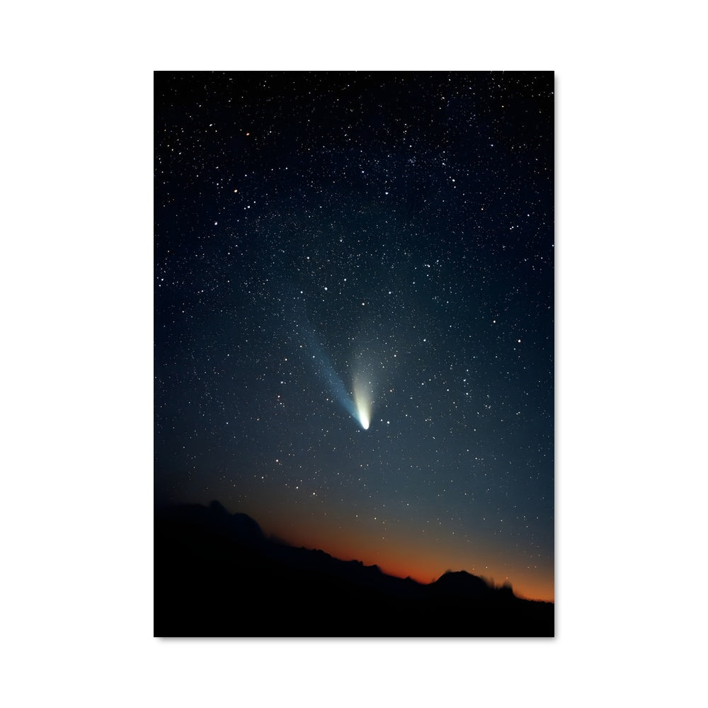 Poster Comète au Crépuscule