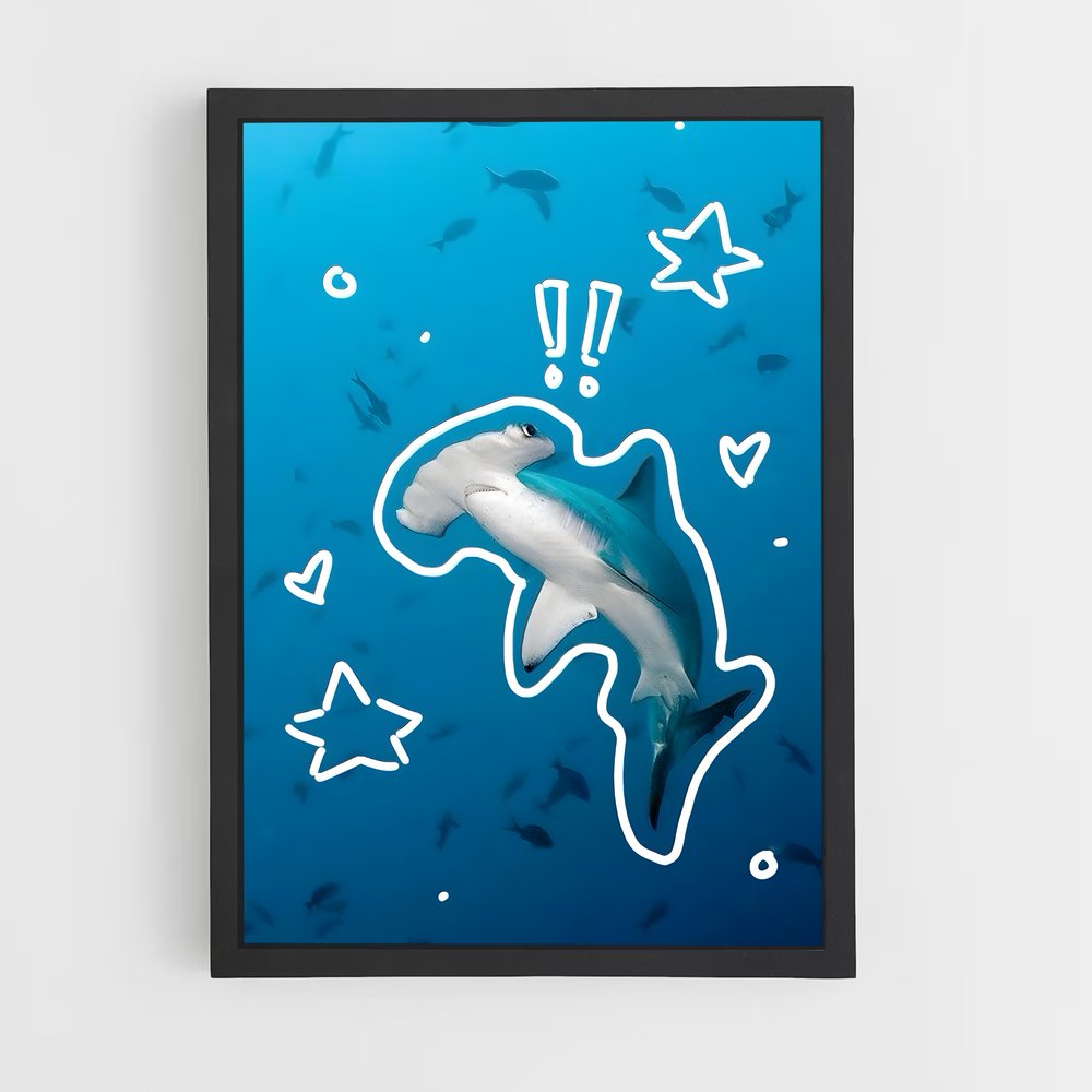 ap-hammerhead shark-1 cadre Noir