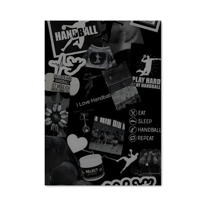 Poster Stickers de Handball
