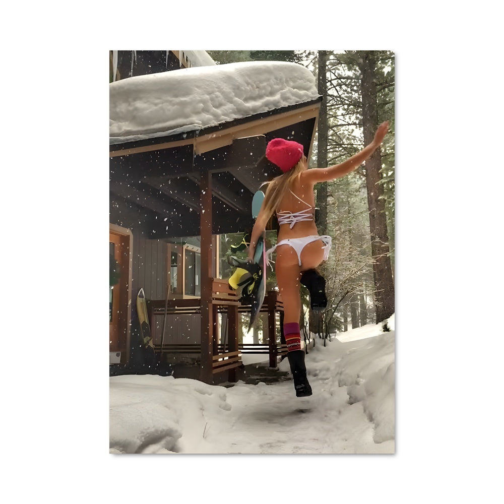 Poster Ski & Chill