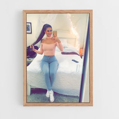 ap-hannah stocking-2 cadre Bois clair
