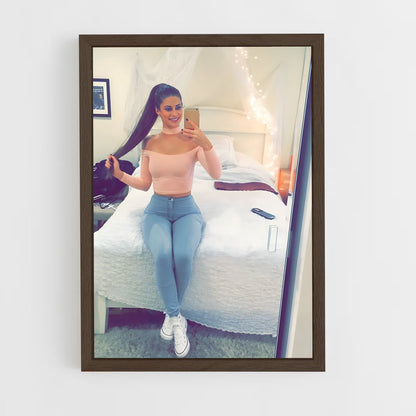 ap-hannah stocking-2 cadre Bois foncé