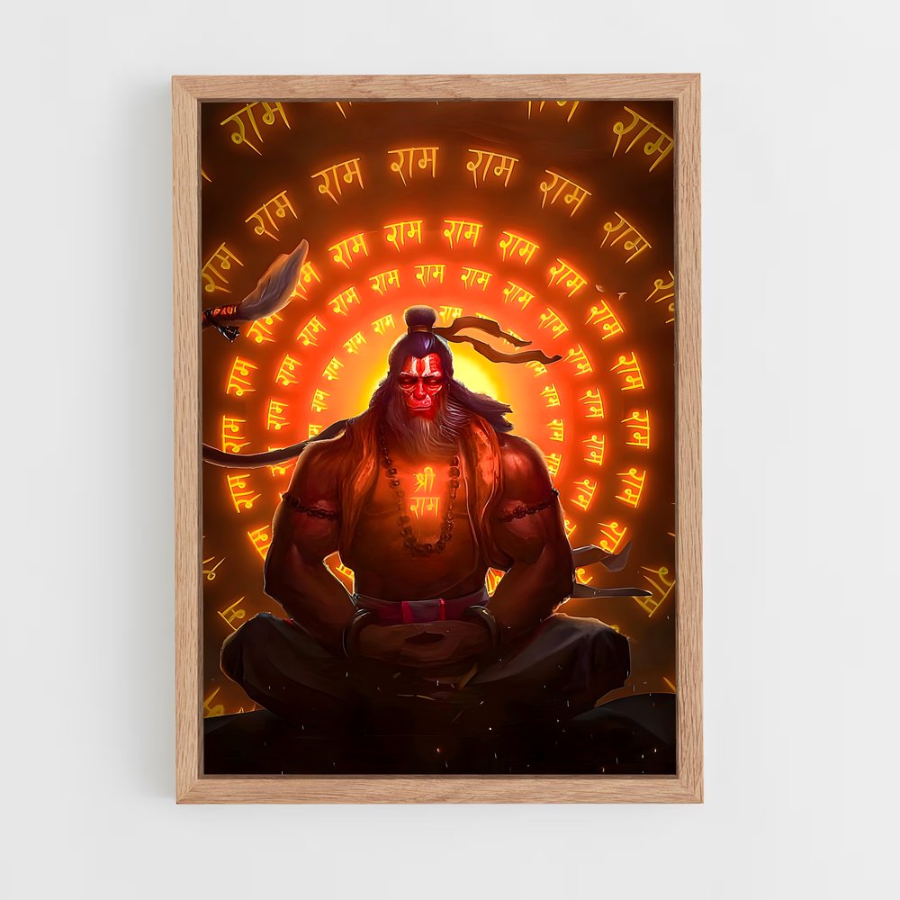 ap-hanuman-2 cadre Bois clair