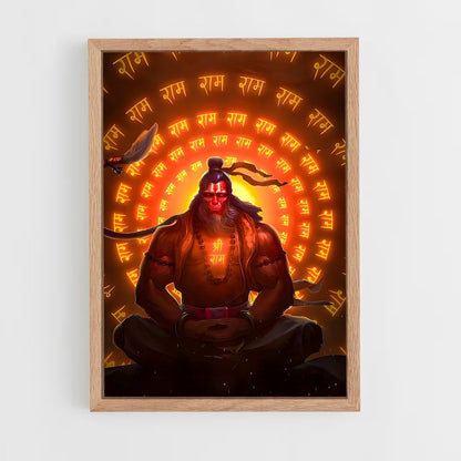 ap-hanuman-2 cadre Bois clair