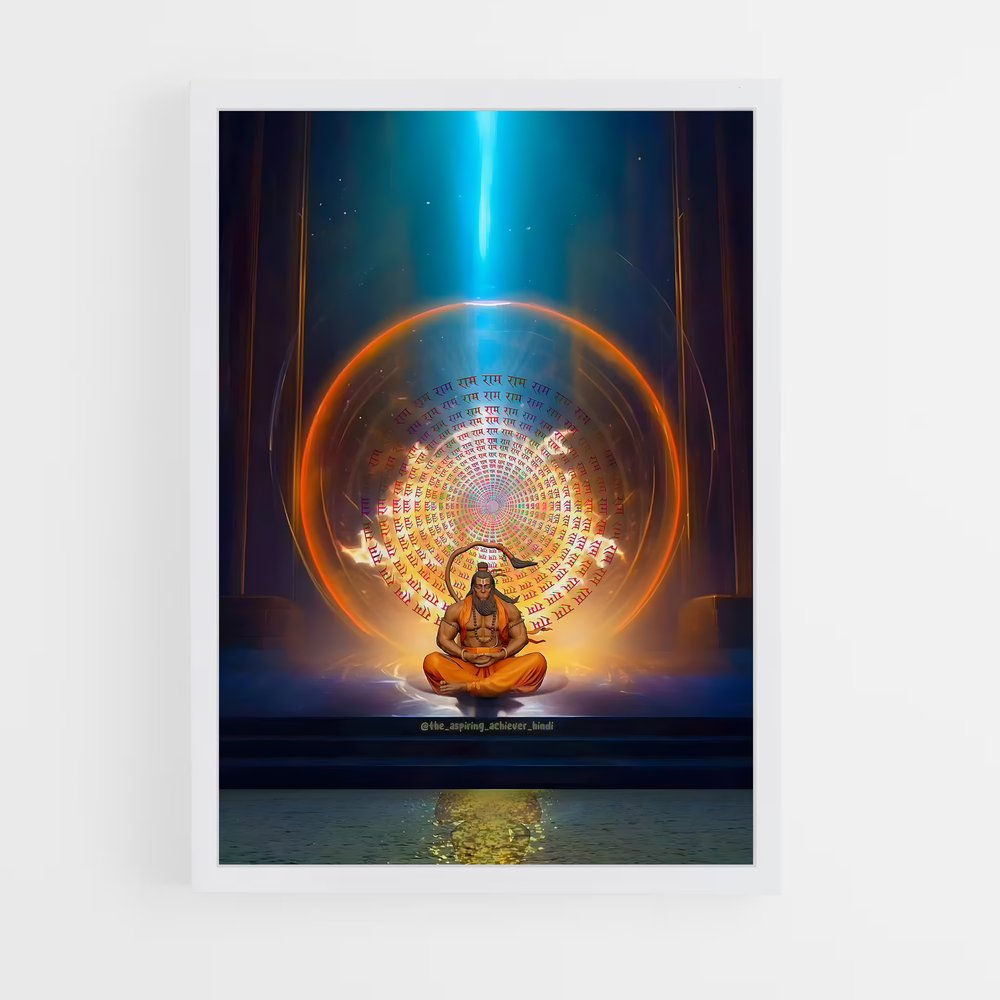 ap-hanuman-20 cadre Blanc