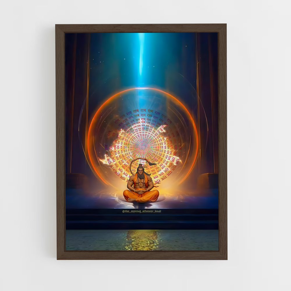ap-hanuman-20 cadre Bois foncé