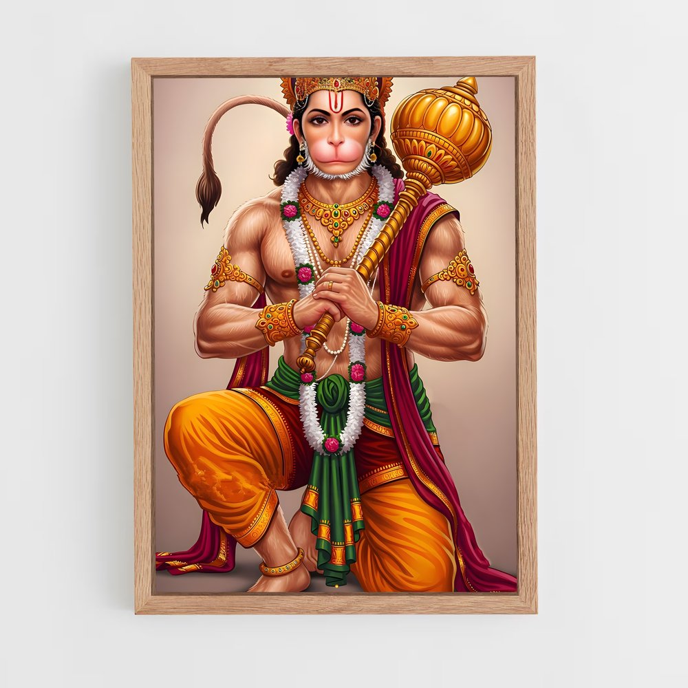ap-hanuman-21 cadre Bois clair
