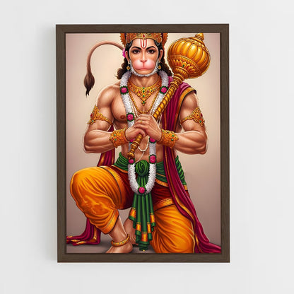 ap-hanuman-21 cadre Bois foncé
