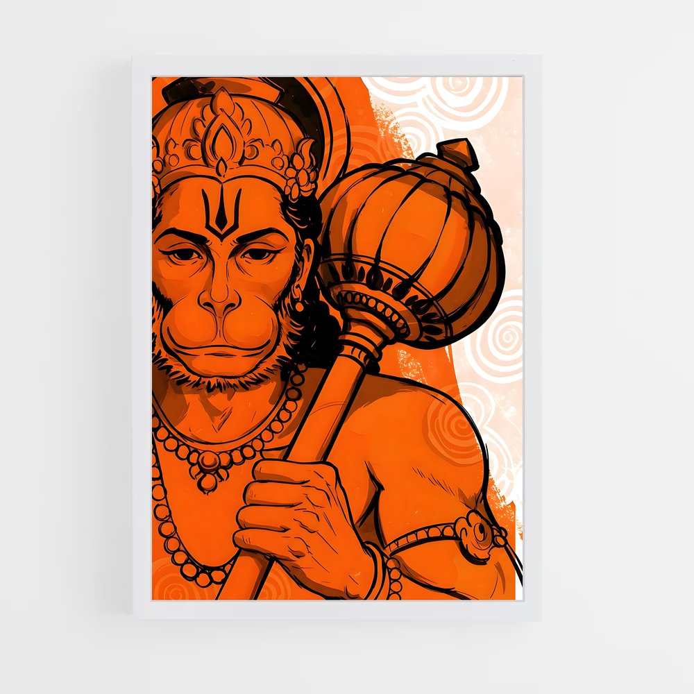 ap-hanuman-23 cadre Blanc