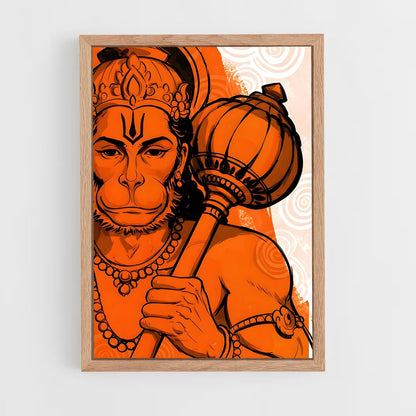 ap-hanuman-23 cadre Bois clair