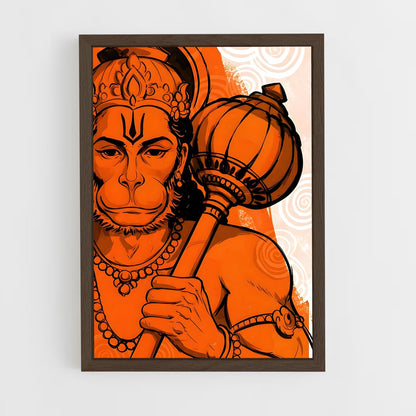 ap-hanuman-23 cadre Bois foncé