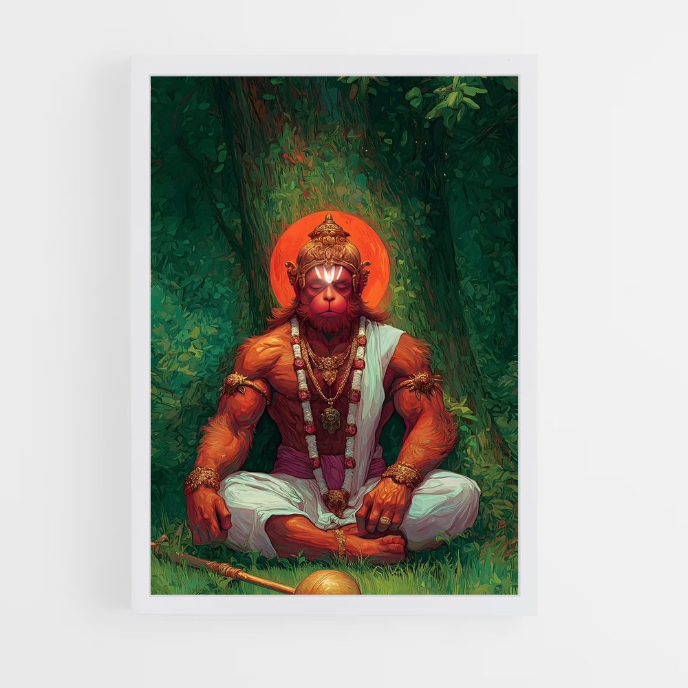 ap-hanuman-24 cadre Blanc