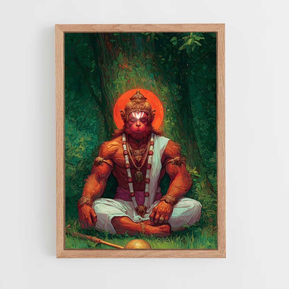 ap-hanuman-24 cadre Bois clair