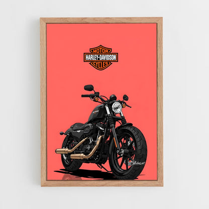 ap-harley davidson-6 cadre Bois clair