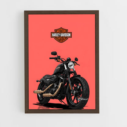 ap-harley davidson-6 cadre Bois foncé