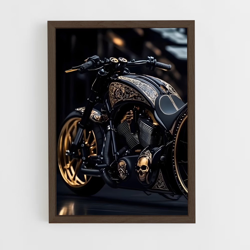ap-harley race-2 cadre Bois foncé