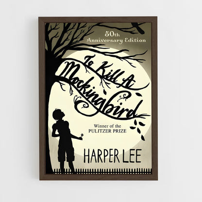 ap-harper lee-4 cadre Bois foncé
