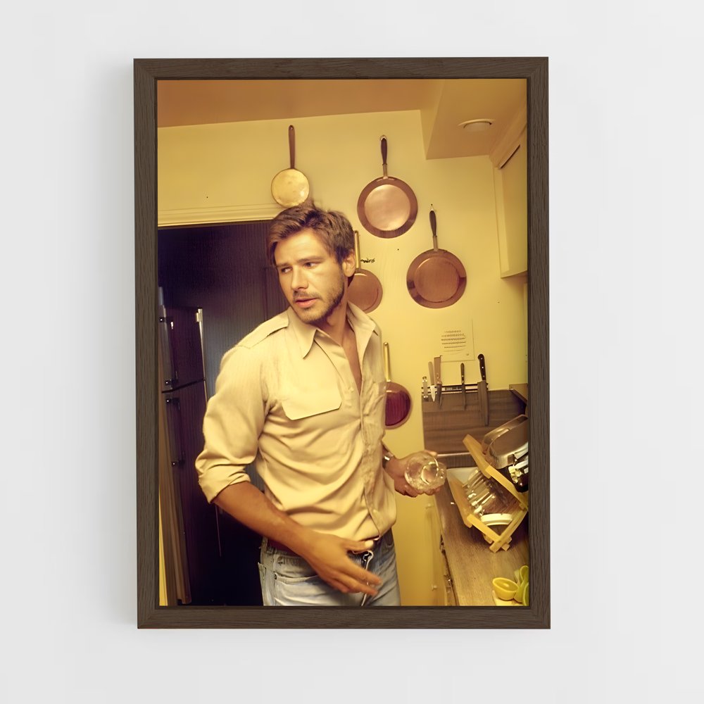 ap-harrison ford-1 cadre Bois foncé