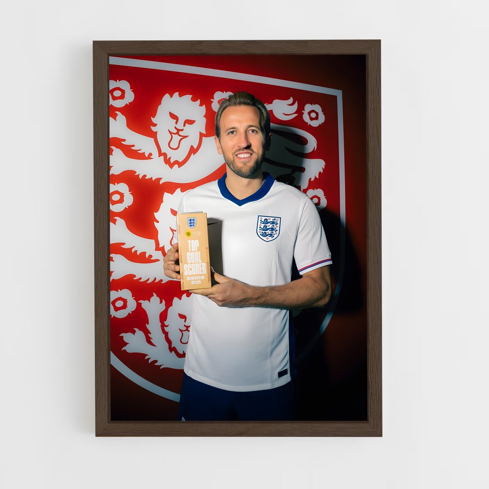 ap-harry kane-5 cadre Bois foncé