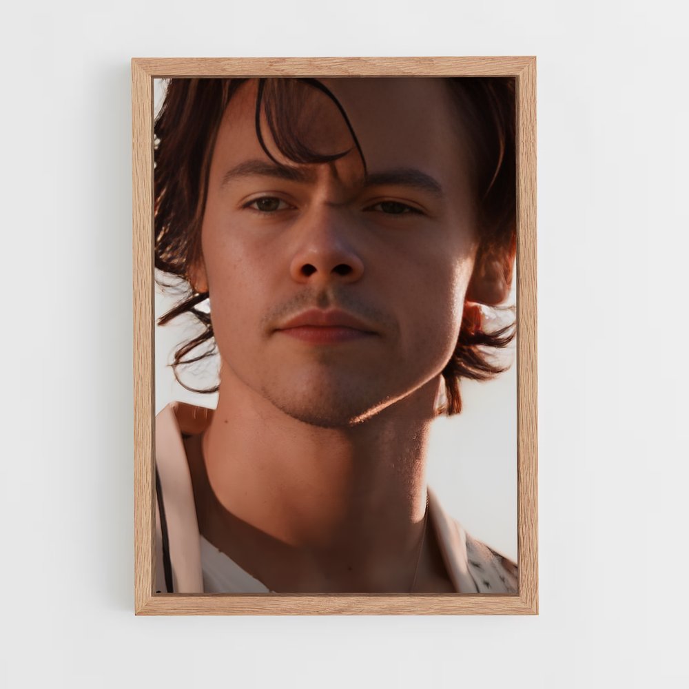 ap-harry styles-10 cadre Bois clair