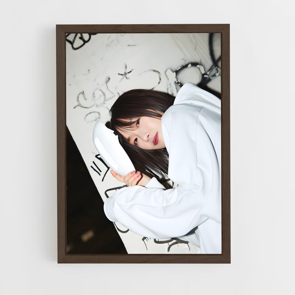 ap-haruka kudo-5 cadre Bois foncé