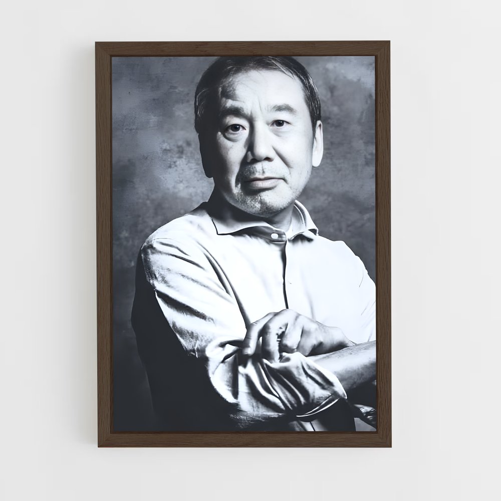 ap-haruki murakami-5 cadre Bois foncé