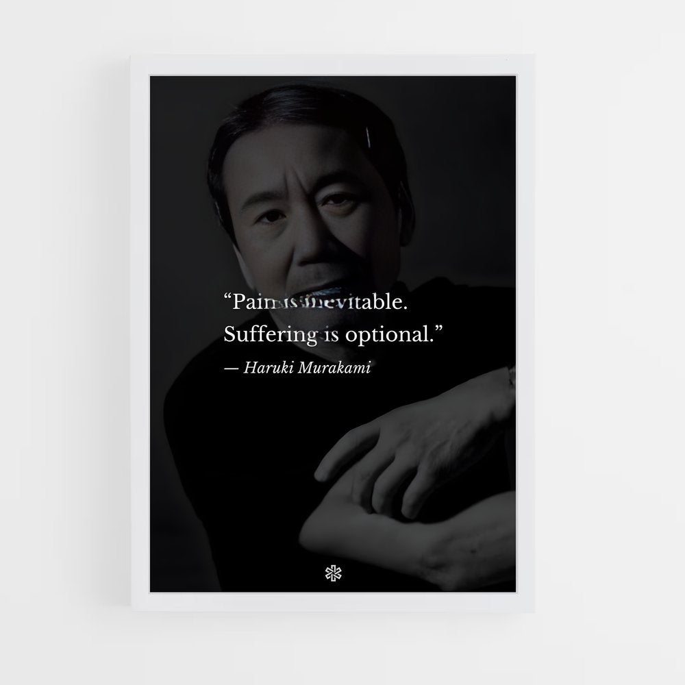 ap-haruki murakami-6 cadre Blanc